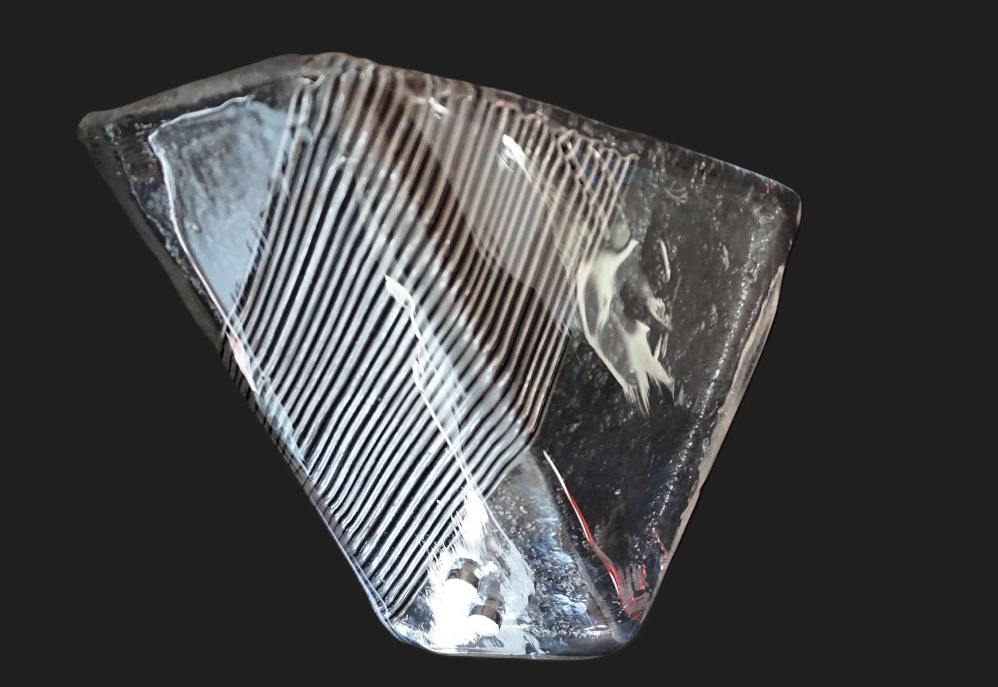 Applique en verre de Murano glacé Vetri, 1970