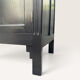 Renovated black Art Deco Parisian wardrobe