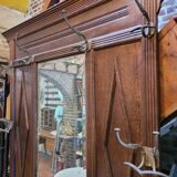 Old oak coat rack
