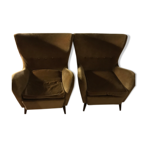 Paire de fauteuils années
