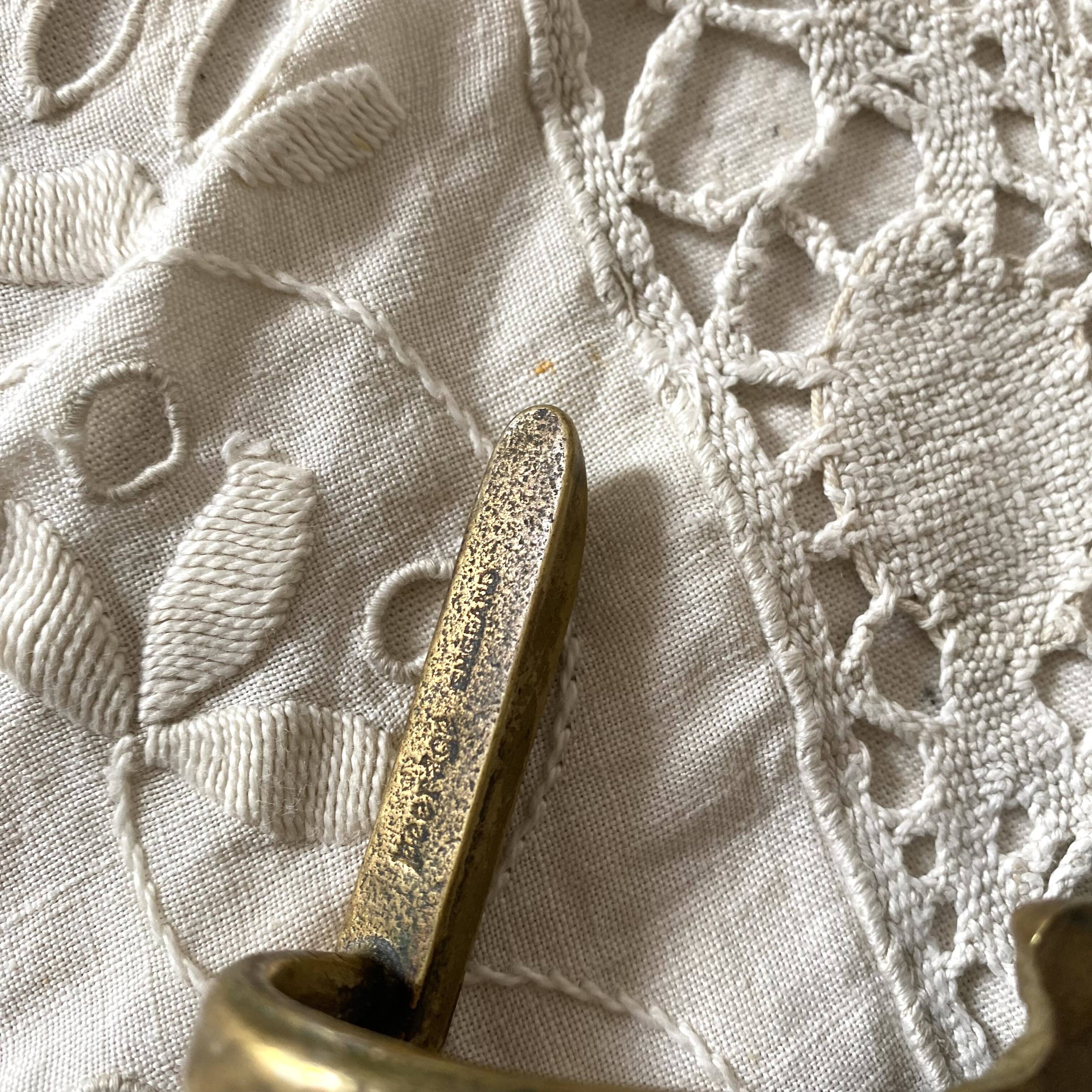 Brass lion head hooks