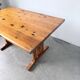 Mountain furniture table made of solid pine