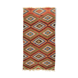 Anatolian handmade kilim rug 305 cm x 145 cm