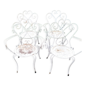 4 fauteuils de jardin