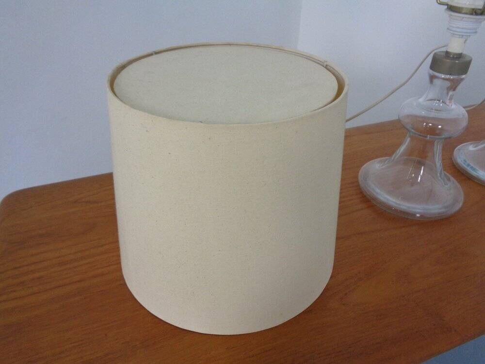 Glass table lamps by Michael Bang for Holmegaard, 1970s, set of 2.