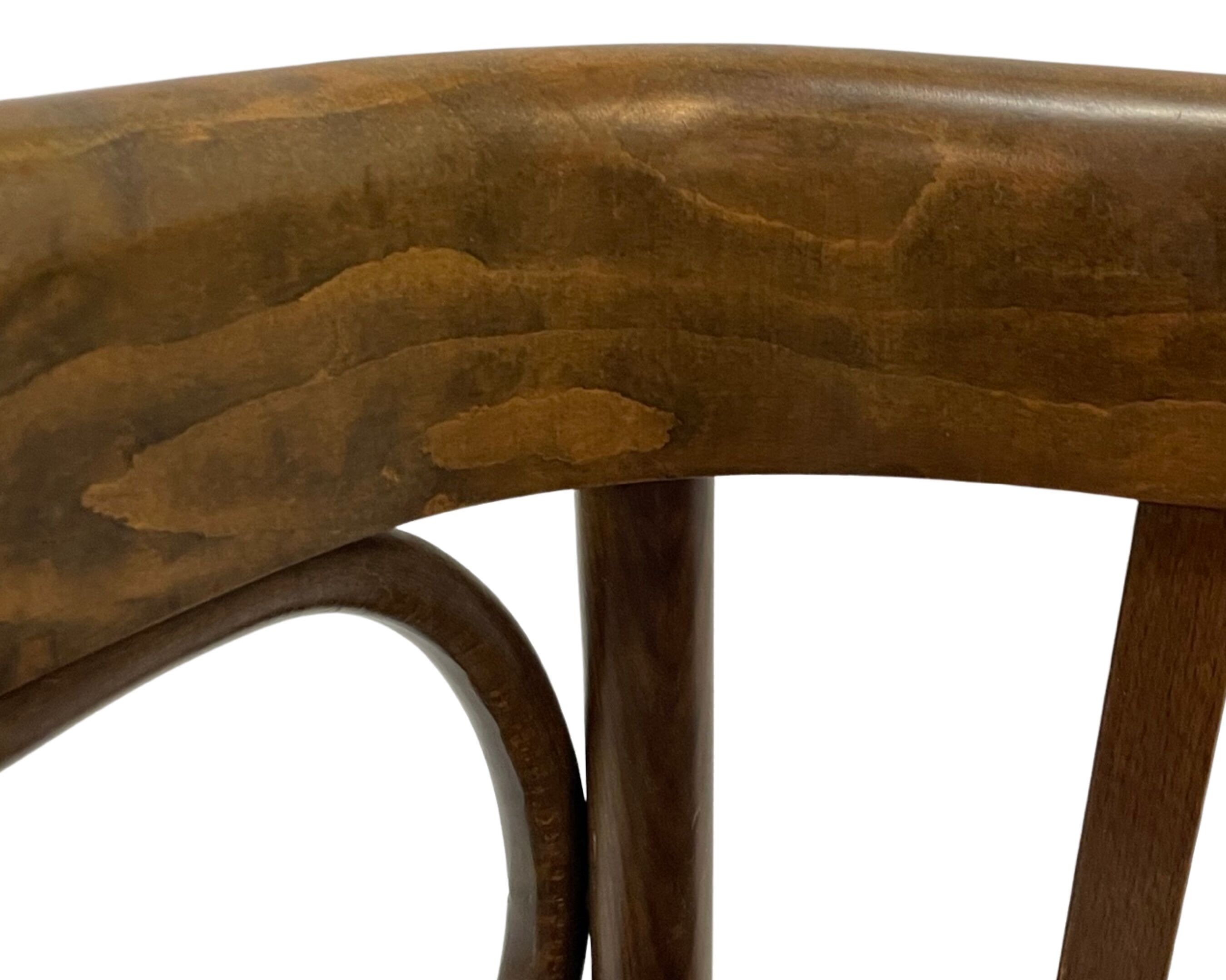 Vintage sofa in beech, 60s design wooden bench