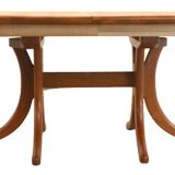 Deens design 2x verlengbare ovalen eettafel 'Skarrild'