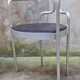 Pair of aluminum armchairs by Henning Larsen