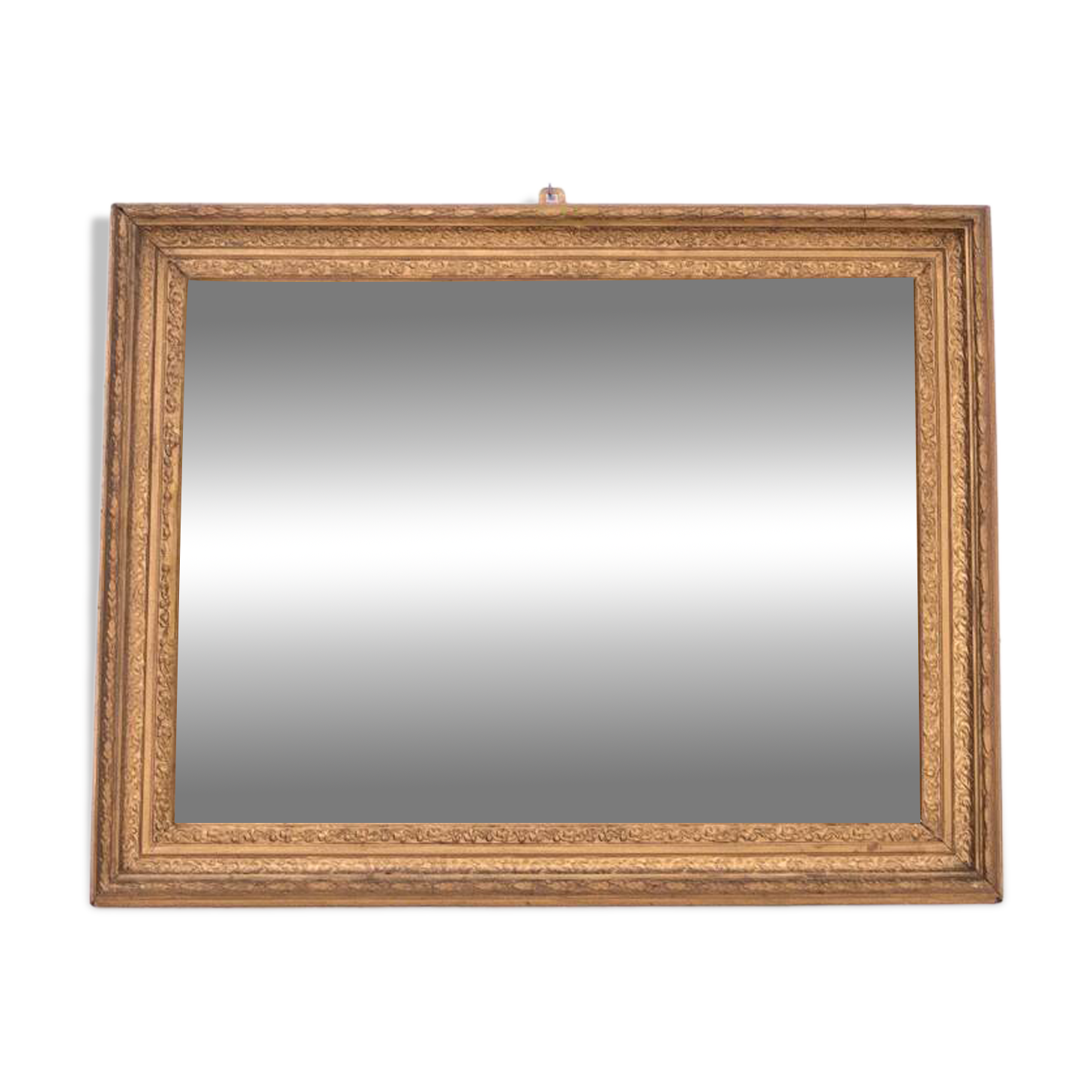 Miroir dans un cadre décoratif en or, Pologne, début du XXe siècle.