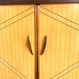 Sesame Bar multifunctional Dry Bar and Book Case with tambour doors