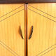 Sesame Bar multifunctional Dry Bar and Book Case with tambour doors