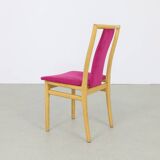 4x danish daning chair in velvet by k. høffer-larsen
