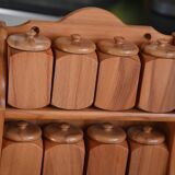 Étagère à épices en bois