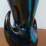 Vase Verceram black 50s/60s
