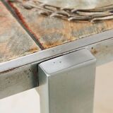 Steel and ceramic coffee table