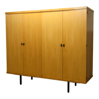 Cabinet designed by Gérard Guermonprez edited by magnani master cabinetmaker 1960 4 doors 4 drawers