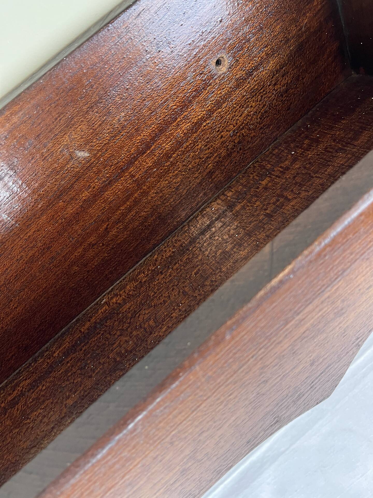Antique wall shelf