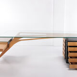 Zanotta Cavour CM desk designed by Carlo Mollino in 1949