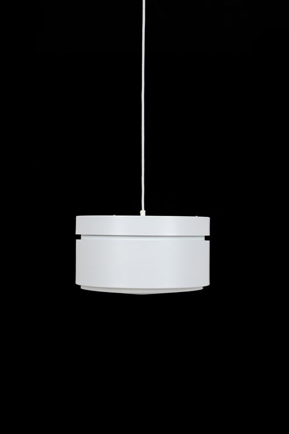 Big Danish Space Age pendant lamp / 1970s / Mid-century modern design / White