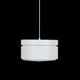 Big Danish Space Age pendant lamp / 1970s / Mid-century modern design / White