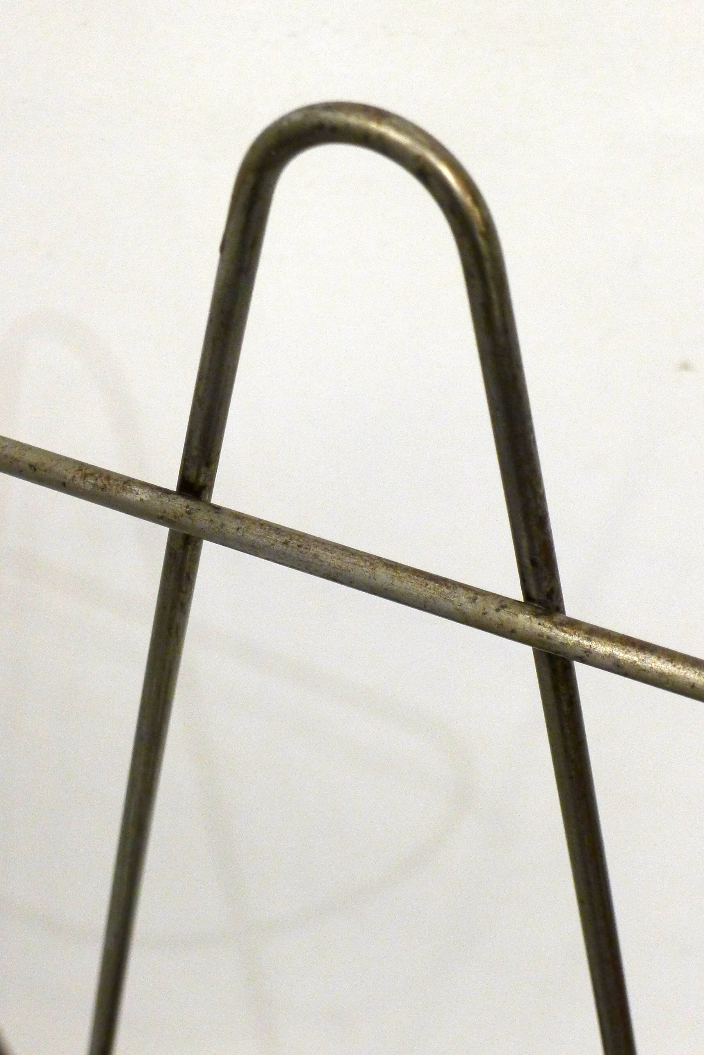 Modernist umbrella stand, Bauhaus style, in metal