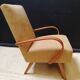 Paire de fauteuils vintage Halabala 1950