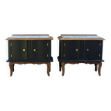 Pair of Art Deco bedside tables