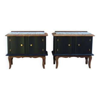 Pair of Art Deco bedside tables