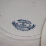 Assorted 3 dessert plates, terre de fer