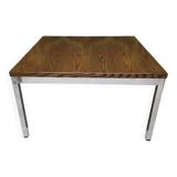 1970s vintage chrome coffee table.