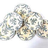 6 dessert plates minton montrose 19th