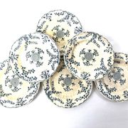 6 assiettes dessert minton montrose 19ème