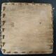Under ceramic dish and rattan