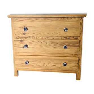 Commode en pin massif