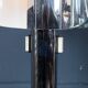 20th century italian chrome & glass floor lamp attributable to max ingrand