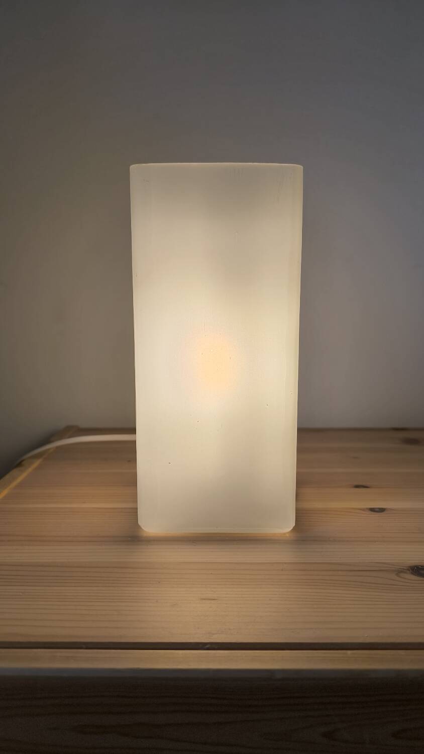 Ikea frosted glass lamp 1990