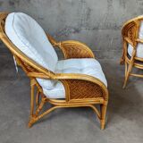 Rattan living room