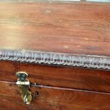 Ancient chest sculpte brass handles india