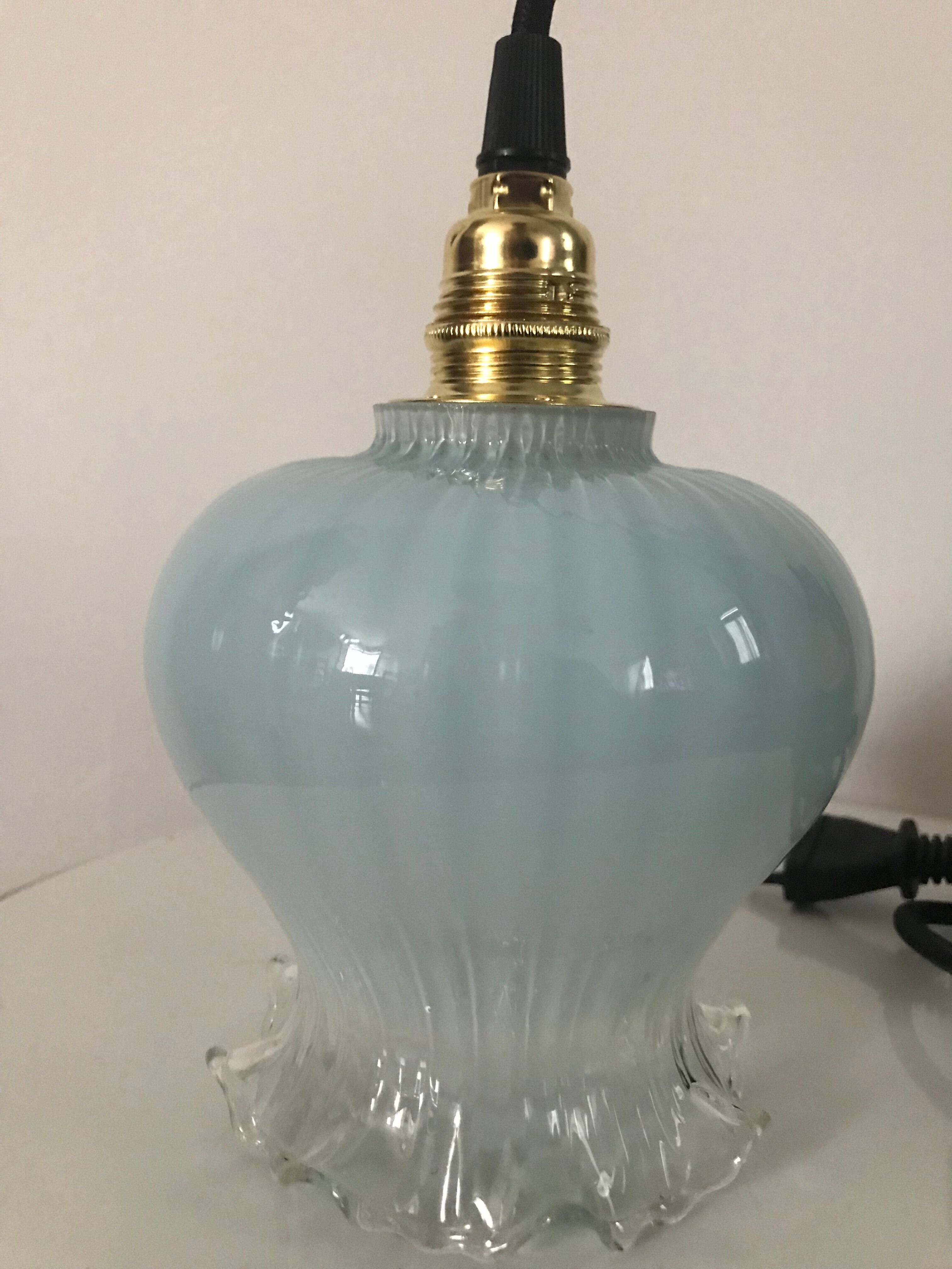 Pair of hanging lamps