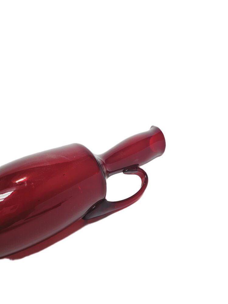 Postmodern jug by Zbigniew Horbowy for Sudety Glassworks, Poland, 1970s