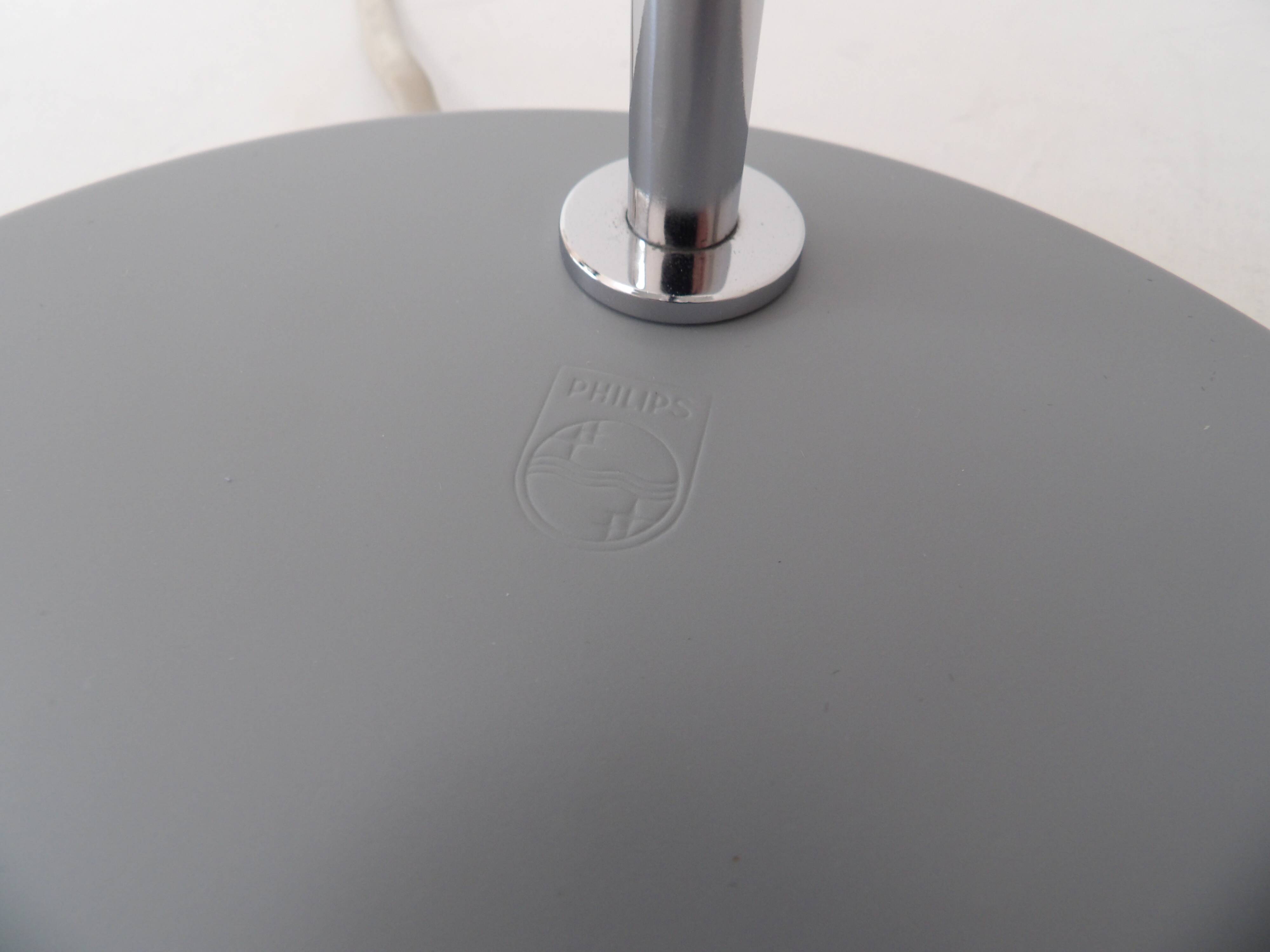 Vintage Philips table lamp 1960 Romeo Louis Kalff