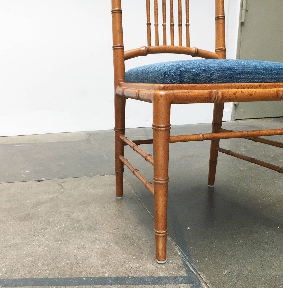 Mid-century Italian dining chairs by Giorgetti, set of 4.