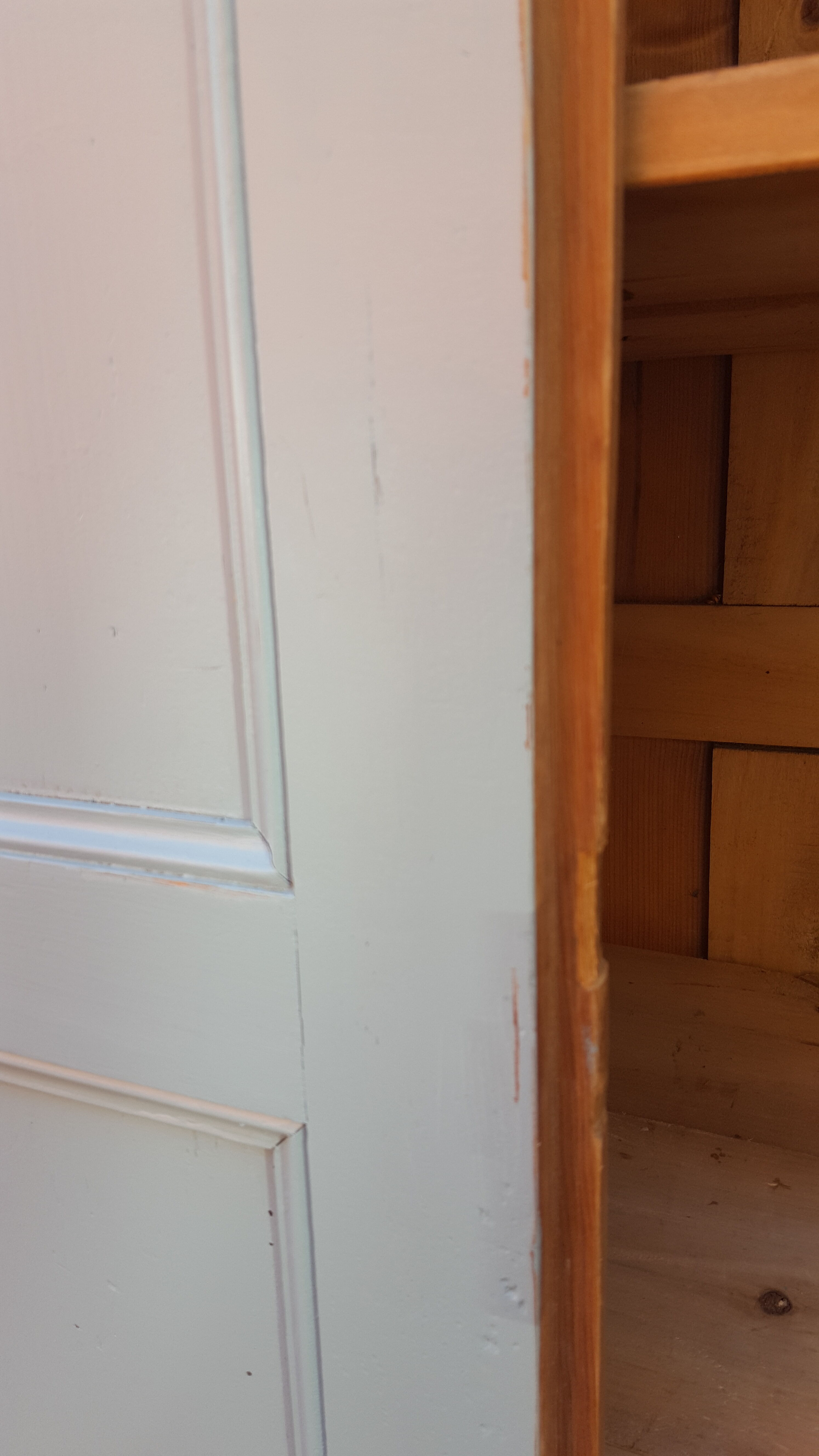 Grey blue Parisian wardrobe