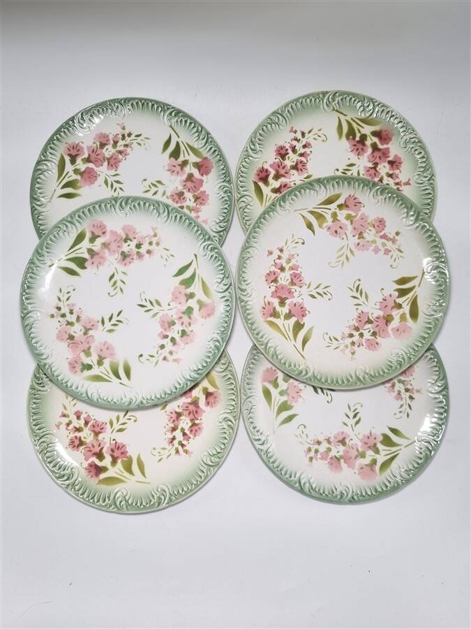 Digoin & Sarreguemines dessert plates