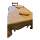 Set of 2 antique pieces in authentic pure linen.
