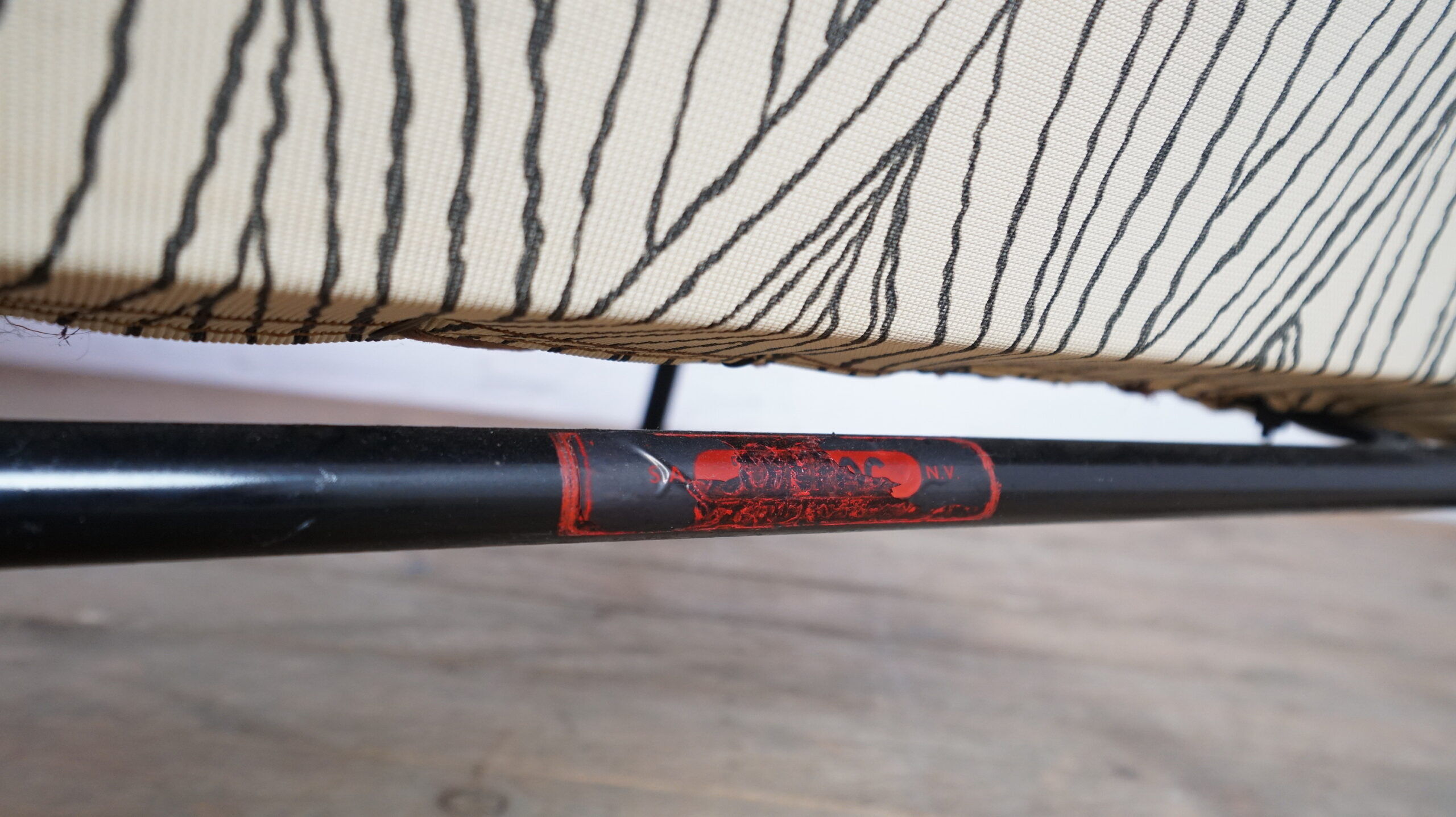 Set of two rare Pierre Guariche lounge chairs for Trefac Belgium