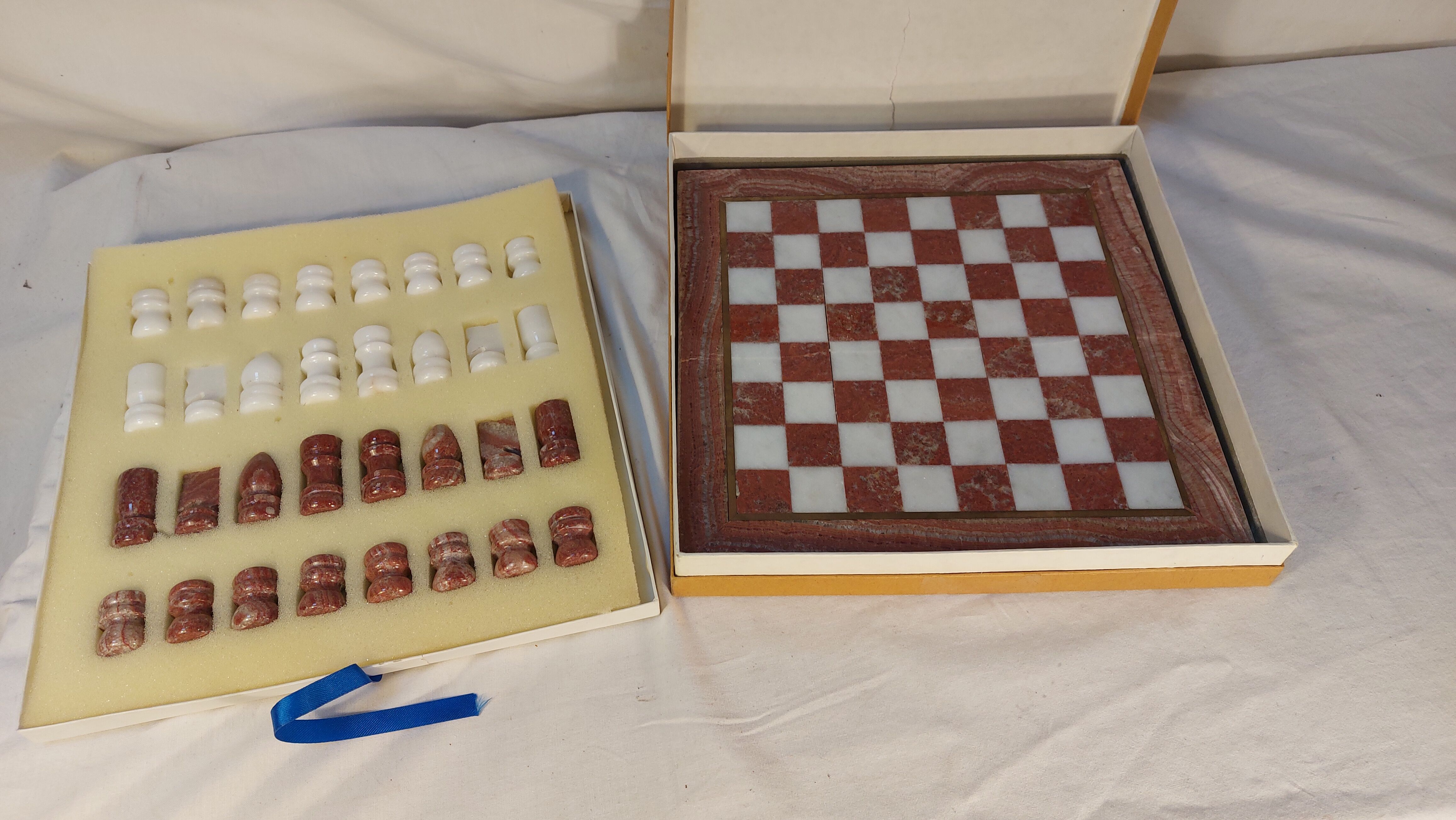 Marble chess from the 60s - Provenance Turkey