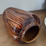 Vase Sarreguemines domino