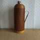 Vintage 70s rattan bamboo thermos carafe