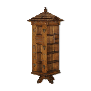 Antique rotating bookcase by Seymour Easton 1859-1916